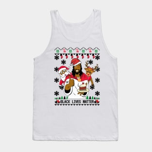 Black Lives Matter Christmas Tank Top